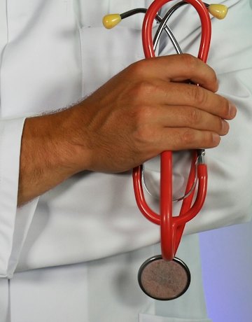 Doctor with stethoscope