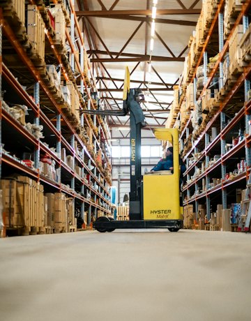 Warehouse forklift