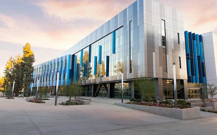Modern campus building